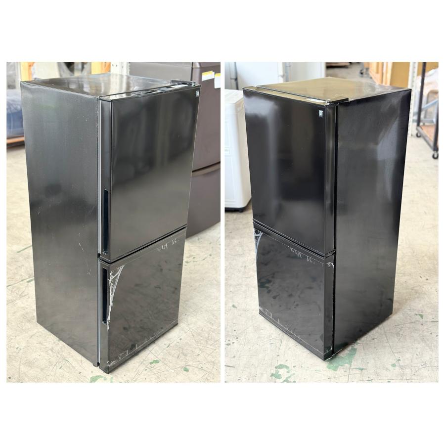 □NITORI/ニトリ□冷凍冷蔵庫 NTR-106-BK 106L 2ドア Nグラシア BK