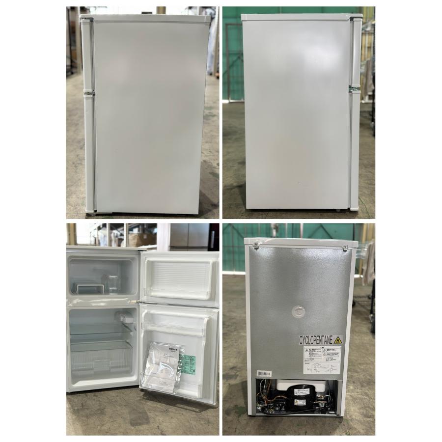 □NITORI/ニトリ□直冷式2ドア冷凍冷蔵庫 90L BR2C01WH 2025年製☆埼玉