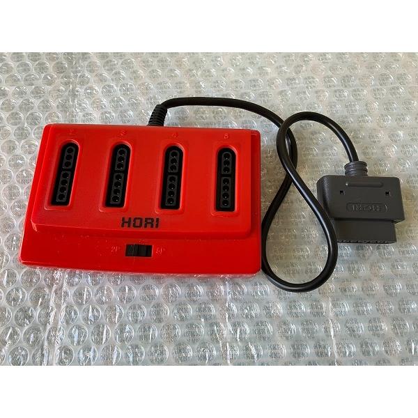 HORI ファミコン 4人同時プレイアダプター レッド レトロゲーム マルチ