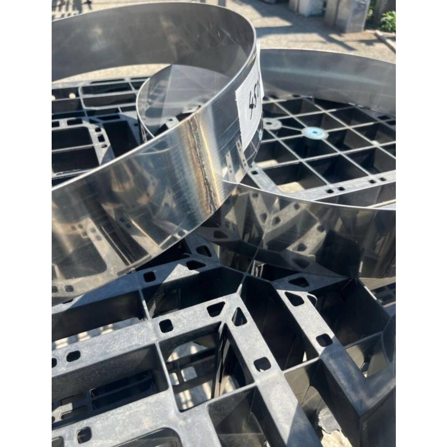 ホイールマーカーリング 19.5インチ用 直径450mm ステンレス製 4枚