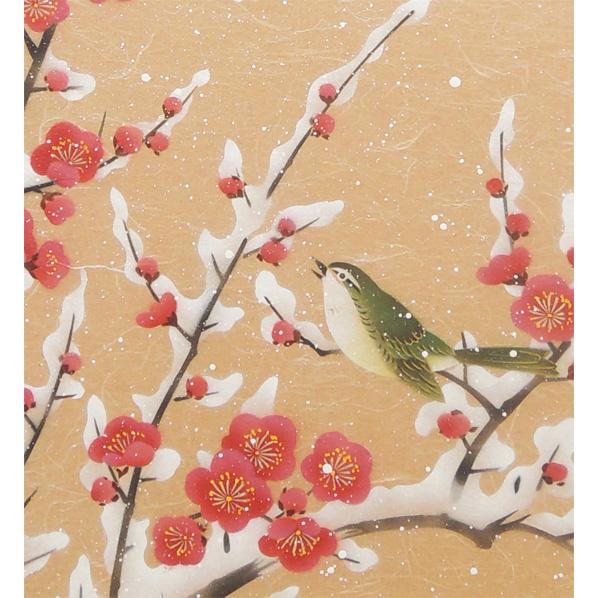 掛け軸 梅に鶯 (南川康夫) （掛軸小物なし) 【掛軸】 : 掛け軸・絵画の