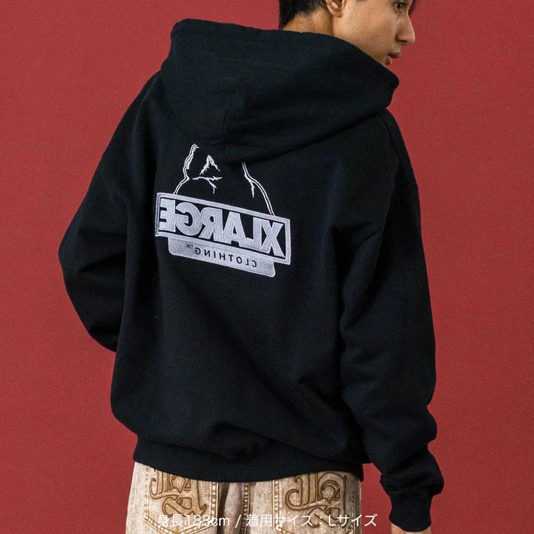 XLARGE（エクストラ ラージ） スウェット パーカー BACKSIDE OG ZIP UP