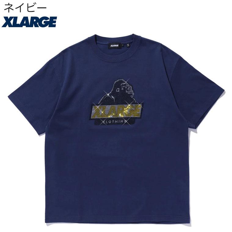 XLARGE（エクストラ ラージ） ラインストーン Tシャツ RHINE STONE