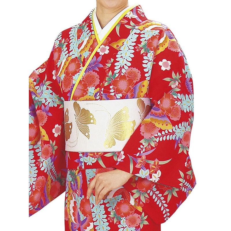 小紋 着物 反物 レディース 手染め 踊り 舞台 大正ロマン 洗える着物