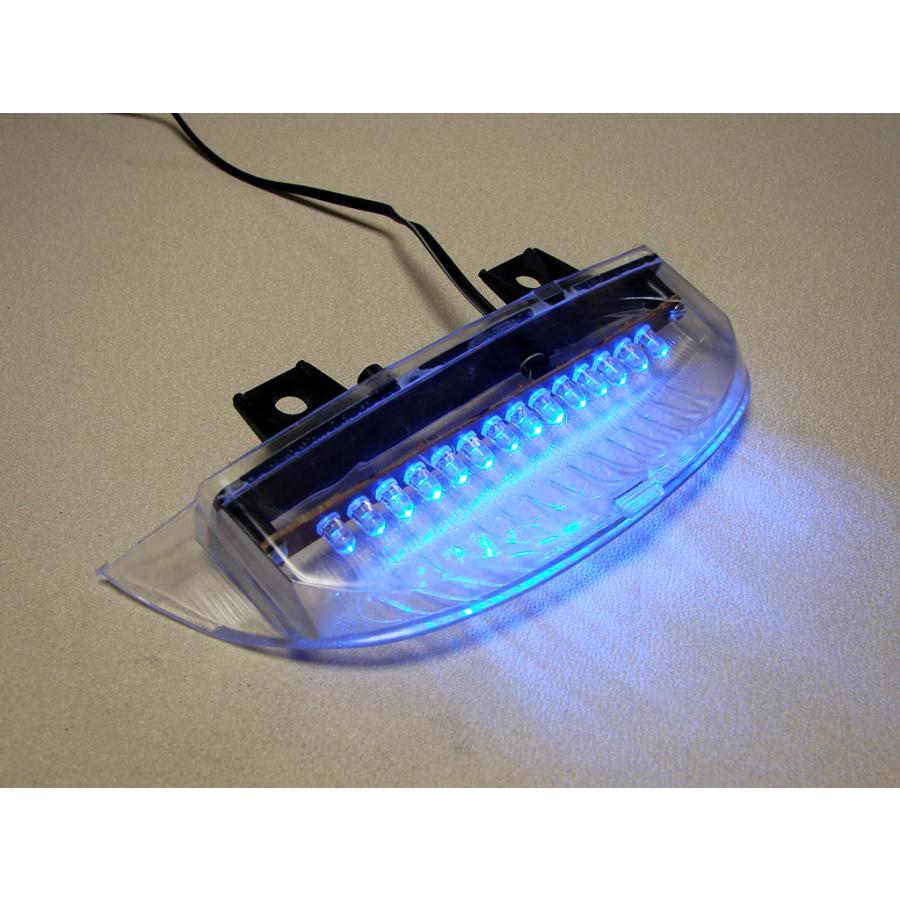 ライブディオZX AF34 AF35 リアスポイラー用ブルーLEDテールランプ