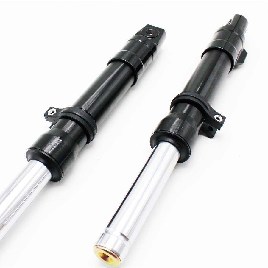 ドラムブレーキ用 フロントフォーク 27mm 黒 ライブディオ ZX AF35