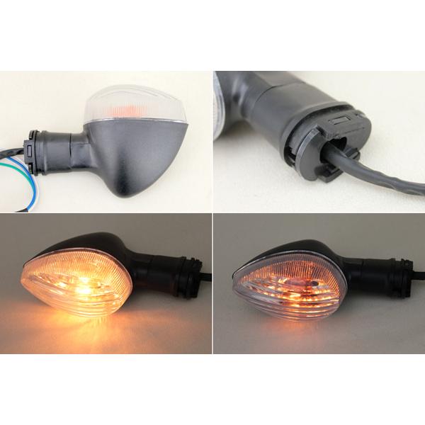 YZF-R1 YZF-R6 ヤマハ純正タイプ クリアウインカー2個セット FZ-1 FZ6