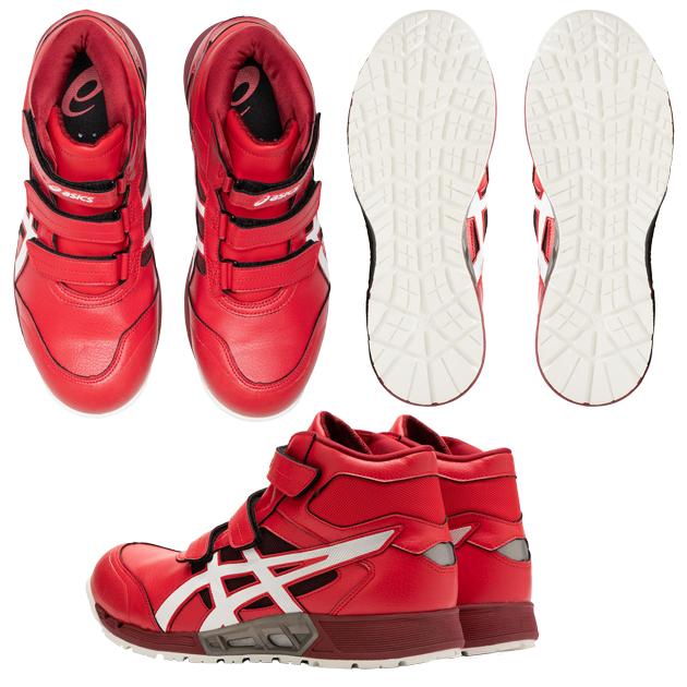 安全靴 アシックス 新作 2022 ハイカット マジックテープ cp308