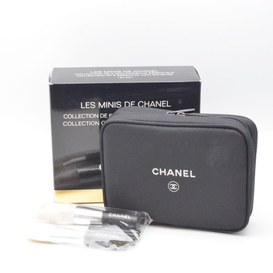 CHANEL（シャネル） レ ミニ ドゥ ポーチ＆ブラシセット ブラック 黒