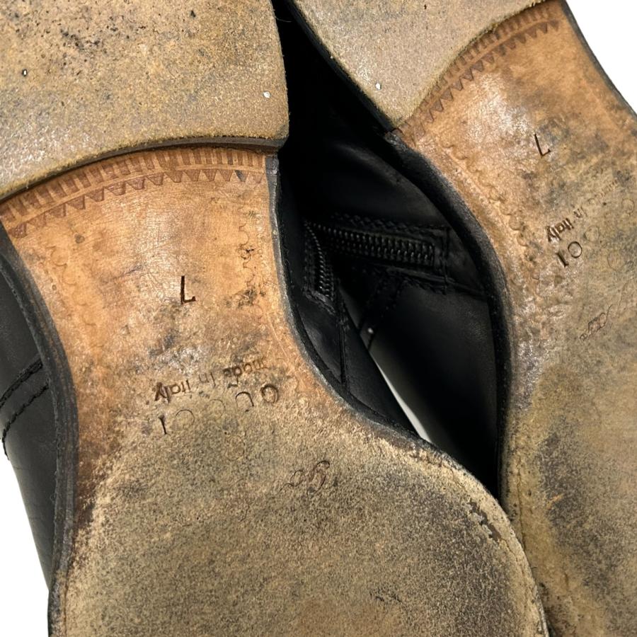 GUCCI（グッチ） サイドジップブーツ GG金具 ブラック系 メンズ