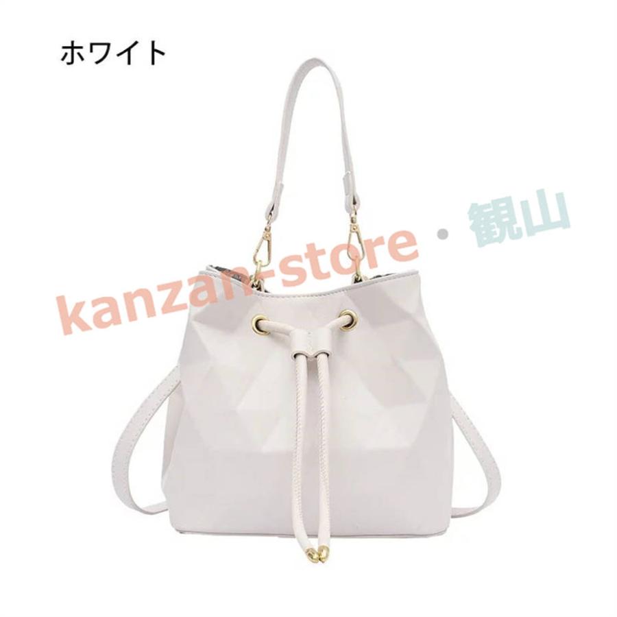 ショルダーバッグ レディース バッグ 斜めがけ 幾何学模様 2WAY ひし形