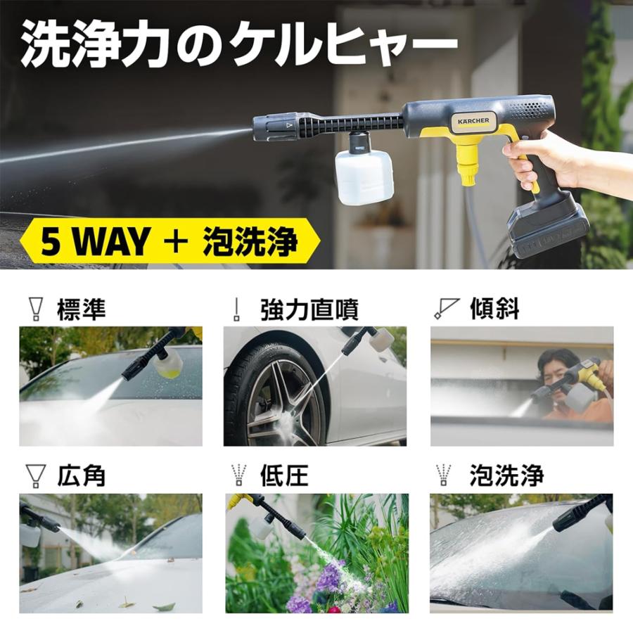 ケルヒャー（KARCHER） モバイル高圧洗浄機 OC 5 ハンディ +