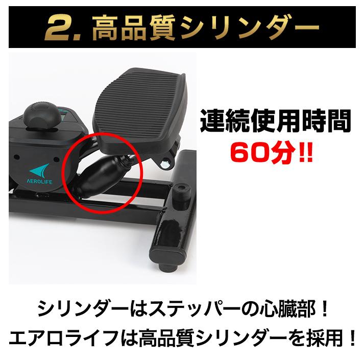 AEROLIFE（エアロライフ） ステッパー 負荷調節 サイドステッパー THE