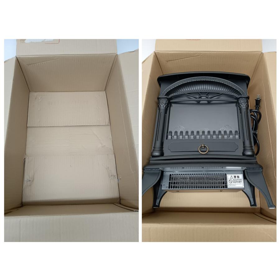 ニトリ 暖炉型ファンヒーター 2018製 BLT-999B-2-S-BK 8301008 電気