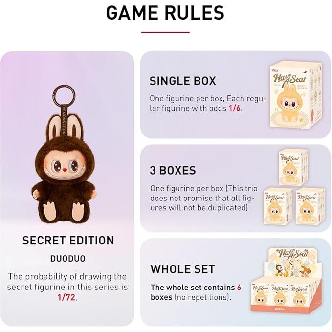 POP MART THE MONSTERS Have a Seat ぬいぐるみ 【3ピース】シリーズ