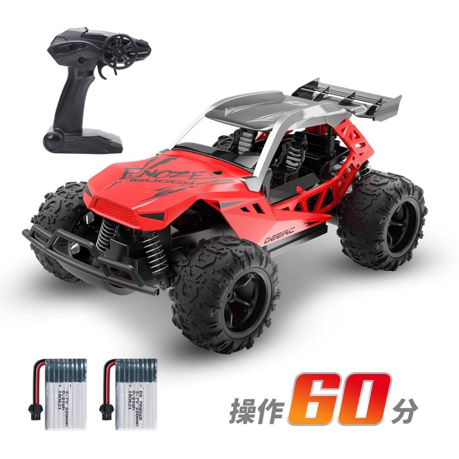 DEERC ラジコンカー 子供 屋外 オフロード 操作簡単 1/22リモコンカー
