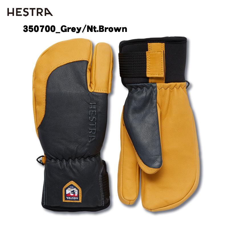 HESTRA（ヘストラ） スキーグローブ 3フィンガーフルレザーショート