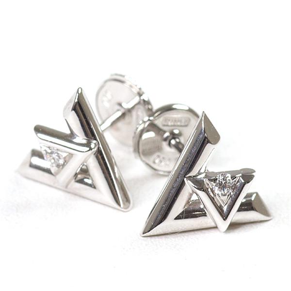 LOUIS VUITTON（ルイ・ヴィトン） ピアス LV ヴォルト ワン ホワイト