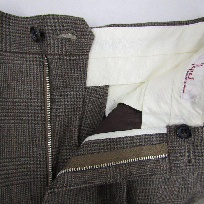 パパス スーツ セットアップ ウール100% ジャケット パンツ 上下セット