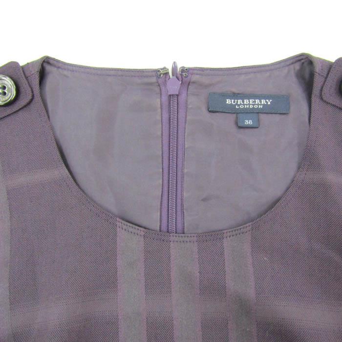 BURBERRY（バーバリー） ワンピース 半袖 ウール/シルク混 ブランド