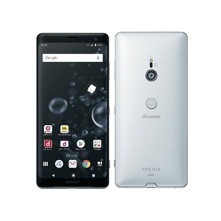 Xperia XZ3 SO-01L SIMフリー SIMロック解除済み docomo 白ロム