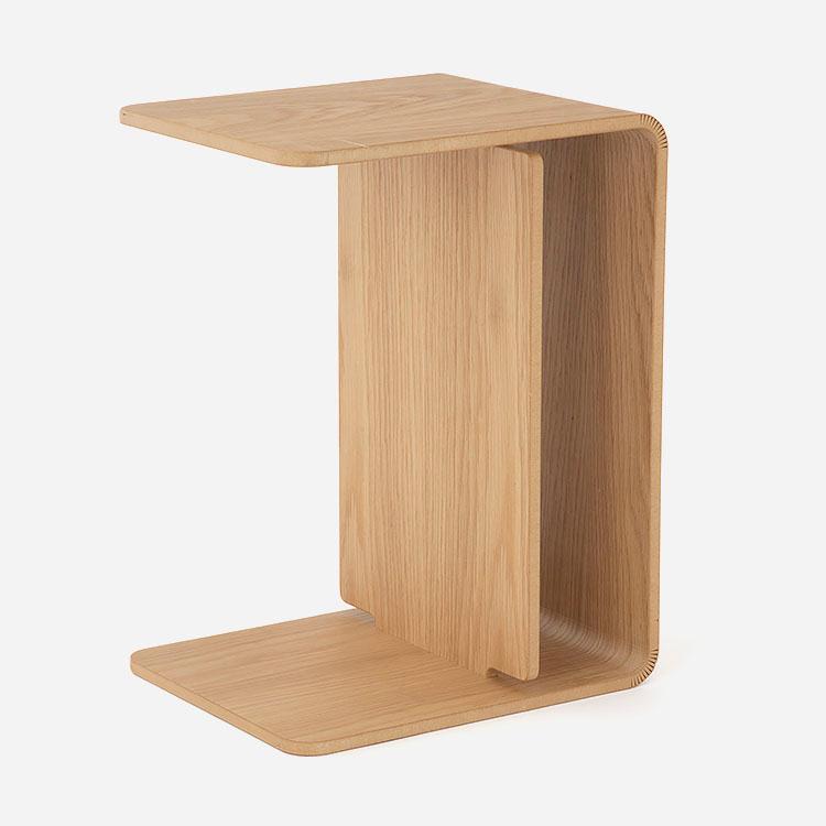 KEYUCA（ケユカ） サイドテーブル 日本製 2way コの字 木製 おしゃれ