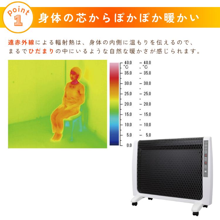 ゼンケン 超薄型 遠赤外線暖房機 2025最新モデル RH-2202 日本製 高