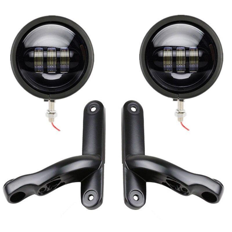 LEDー フォグランプ 補助灯 4.5インチ ステー ハウジング セット