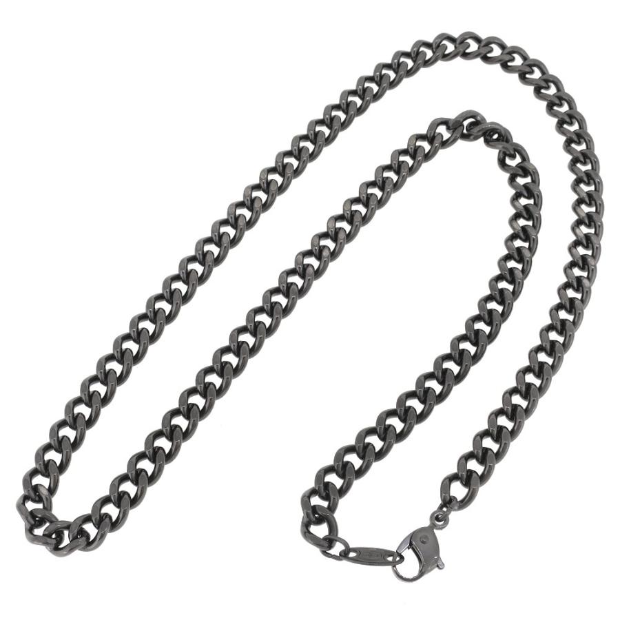 Phiten（ファイテン） 炭化チタンチェーン ネックレス 45cm | メンズ