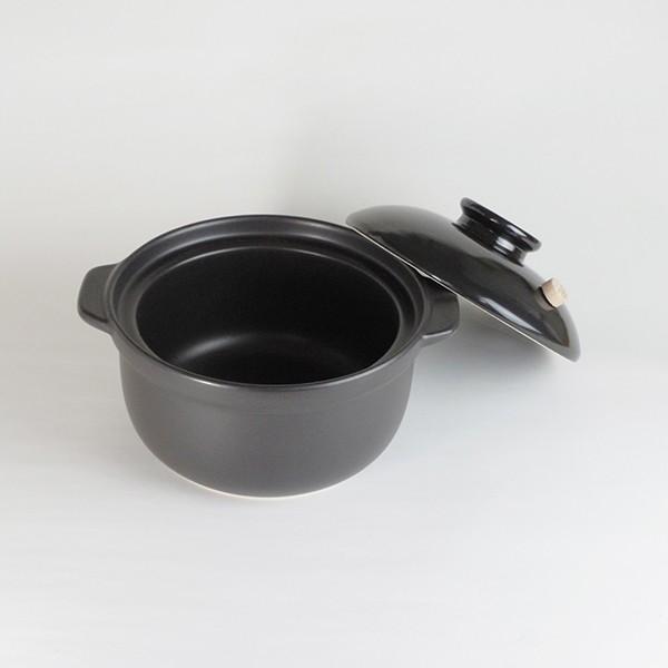 マスタークック 土鍋 3合深鍋 ブラック : 健康綜合開発 Yahoo!店