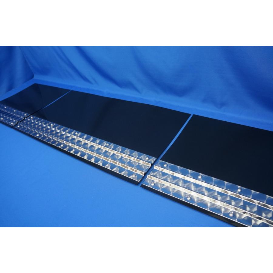 2t標準用 1670mm 3分割EVA ブラック 2mm 泥除け ウロコステンセット