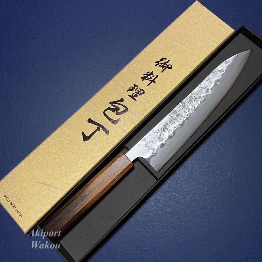 包丁 牛刀 和牛刀 210mm 7寸 21cm 義弘作 銀三鋼 銀紙三号 梨地