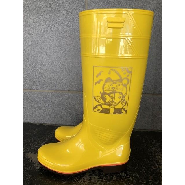 厨房 長靴 弘進ゴム ザクタス 耐油長靴Z01各色 金色 金色プリント入り