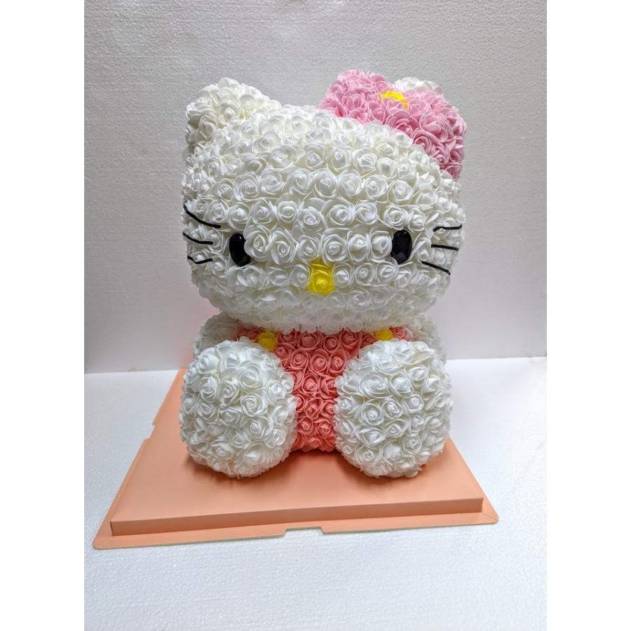 ハローキティフラワーローズ バラ 人形 ギフト フェイクフラワー 造花