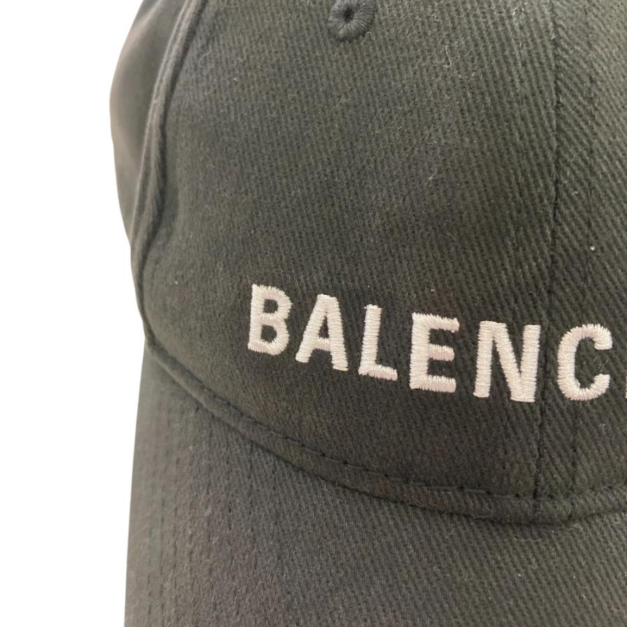 BALENCIAGA（バレンシアガ） 美品 ロゴ刺繍 キャップ 帽子 Lサイズ