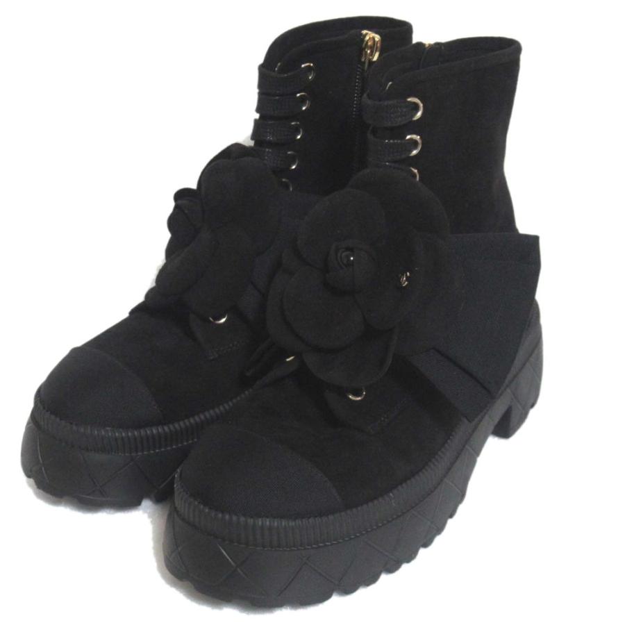 CHANEL（シャネル） 未使用 23AW CHANEL カメリアリボン スエード