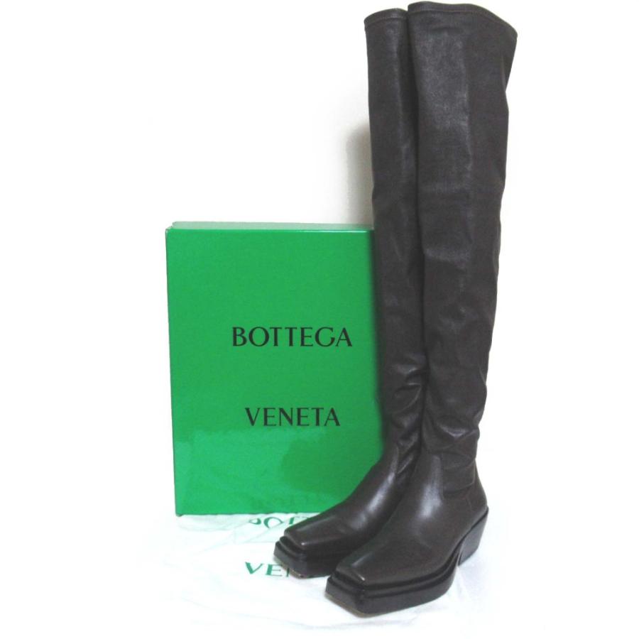 美品 BOTTEGA VENETA ボッテガヴェネタ ストレッチ ナッパレザー