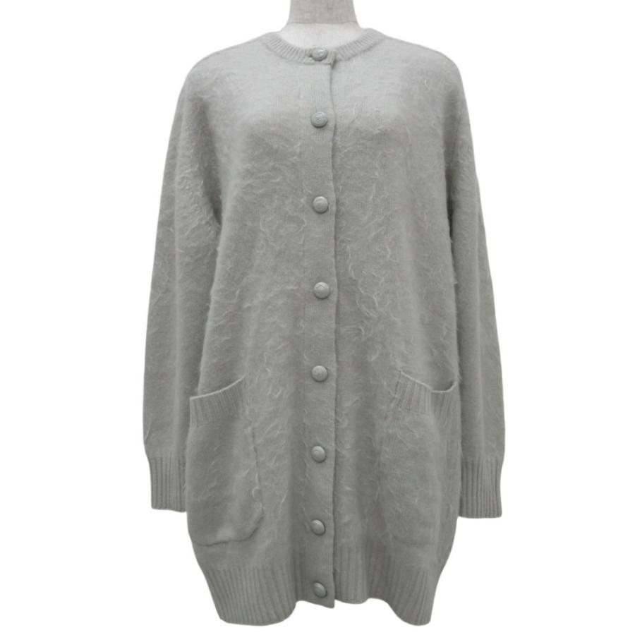 DRAWER（ドゥロワー） 美品 7G カシミヤ100% ファー シャギー ロング