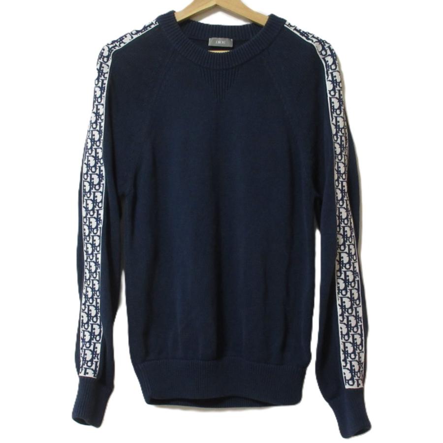 Dior HOMME 美品 DIOR ディオールオム オブリーク クルーネック 長袖