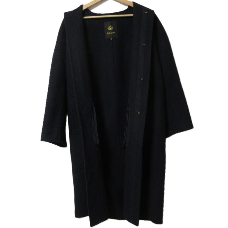 DRAWER（ドゥロワー） 美品 ウールケヌキノーカラーコート 6525-299