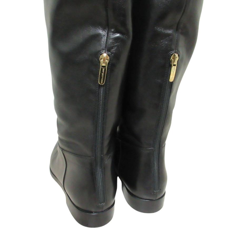 Sergio rossi（セルジオロッシ） 美品 レザーニーハイブーツ 39 約26cm