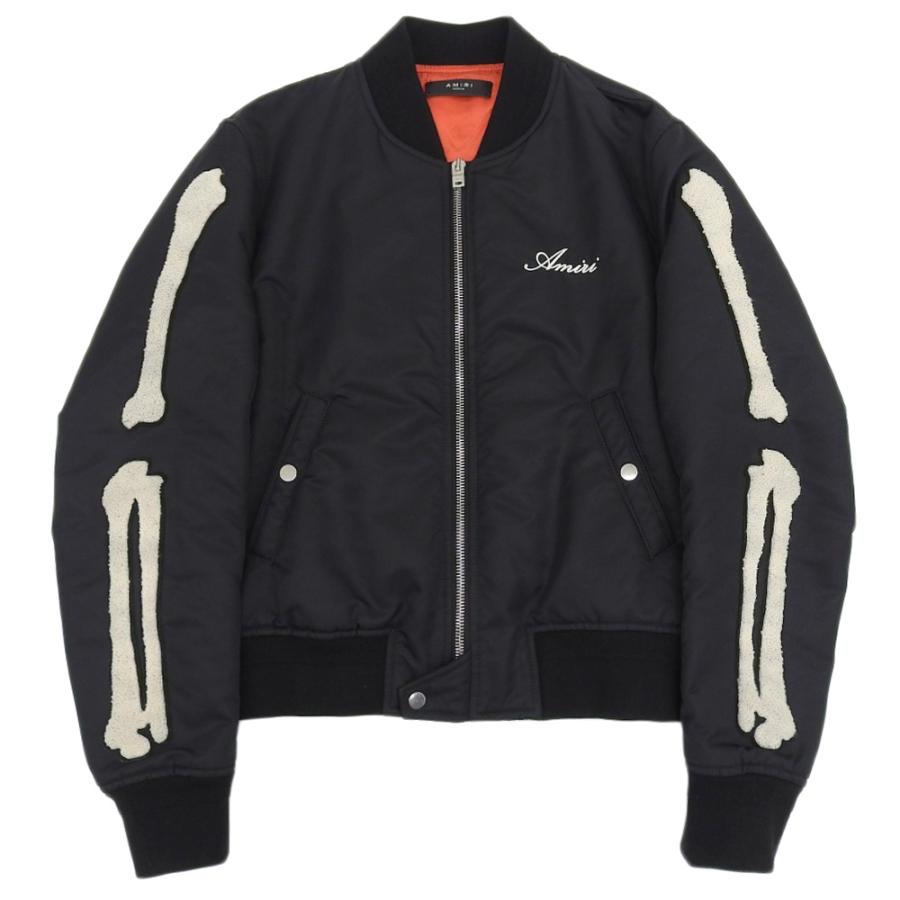 AMIRI（アミリ） 美品 Bones Bomber ボーン ナイロン MA-1 ボンバー
