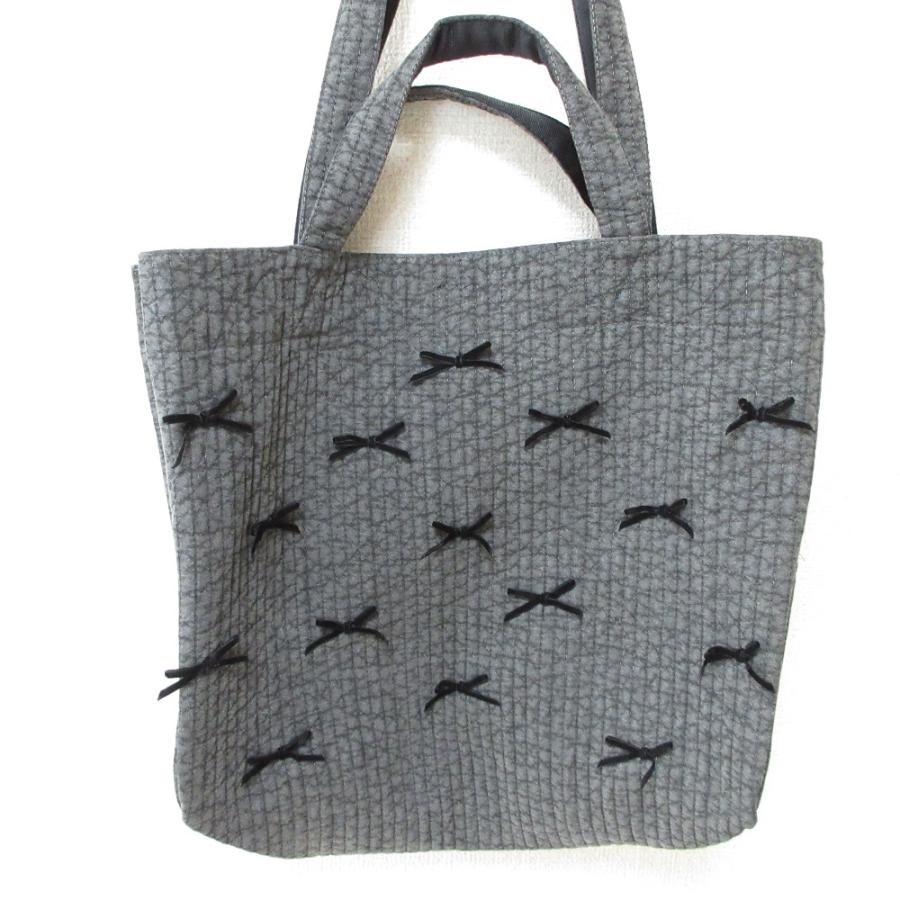 未使用 gypsohila ジプソフィア Picnic Bag M 2WAY リボンバッグ