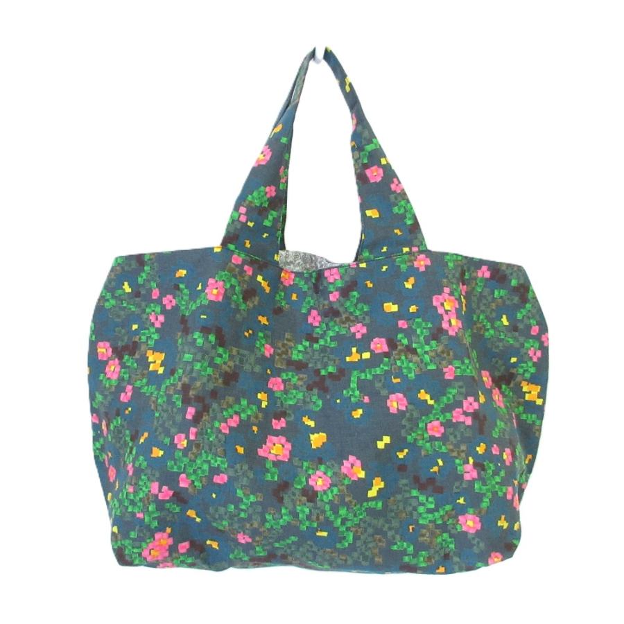 mina perhonen（ミナペルホネン） 美品 flower bed リネン パニーニ