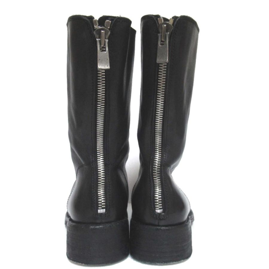 GUIDI（グイディ） 美品 788 レザー バックジップブーツ ショート