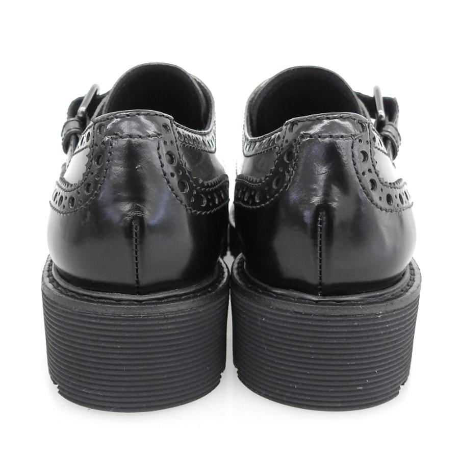 PRADA（プラダ） 美品 バイカラー ウイングチップ ダブルモンク