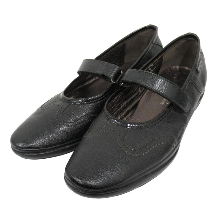 美品 MEPHISTO メフィスト レザー スニーカー シューズ 靴 ベルクロ