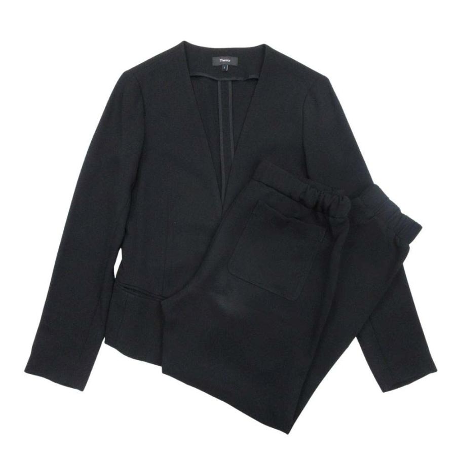 theory（セオリー） 良品 ノーカラー ジャケット ジョガーパンツ
