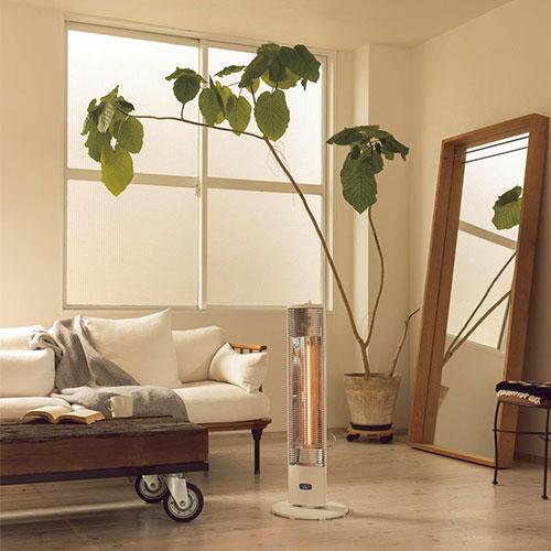 アラジン 電気ストーブ 高性能遠赤グラファイトヒーター ホワイト AEH