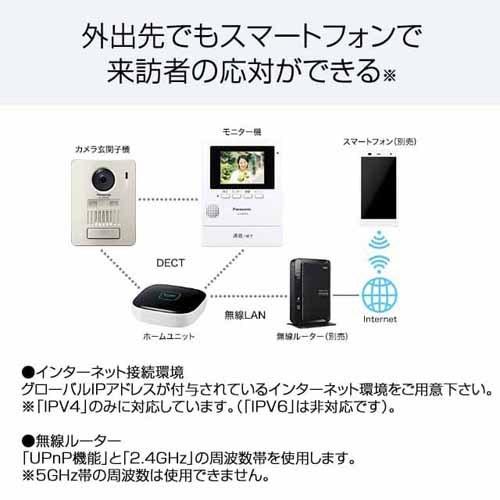 取寄品』 パナソニック モニター壁掛け式ワイヤレステレビドアホン VL
